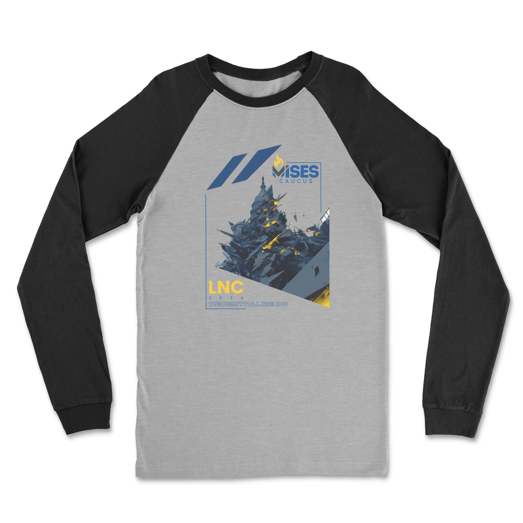 Decentralize DC - LNC 2024 Classic Raglan Long Sleeve Shirt