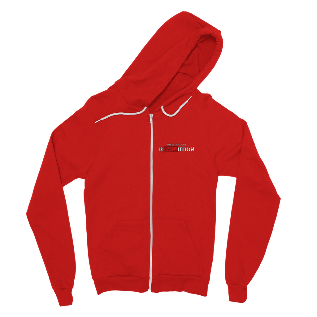 Mises Caucus ReLovution Red Classic Adult Zip Hoodie