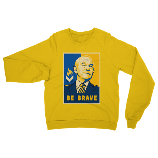 Ron Paul Be Brave Logo Classic Adult Sweatshirt