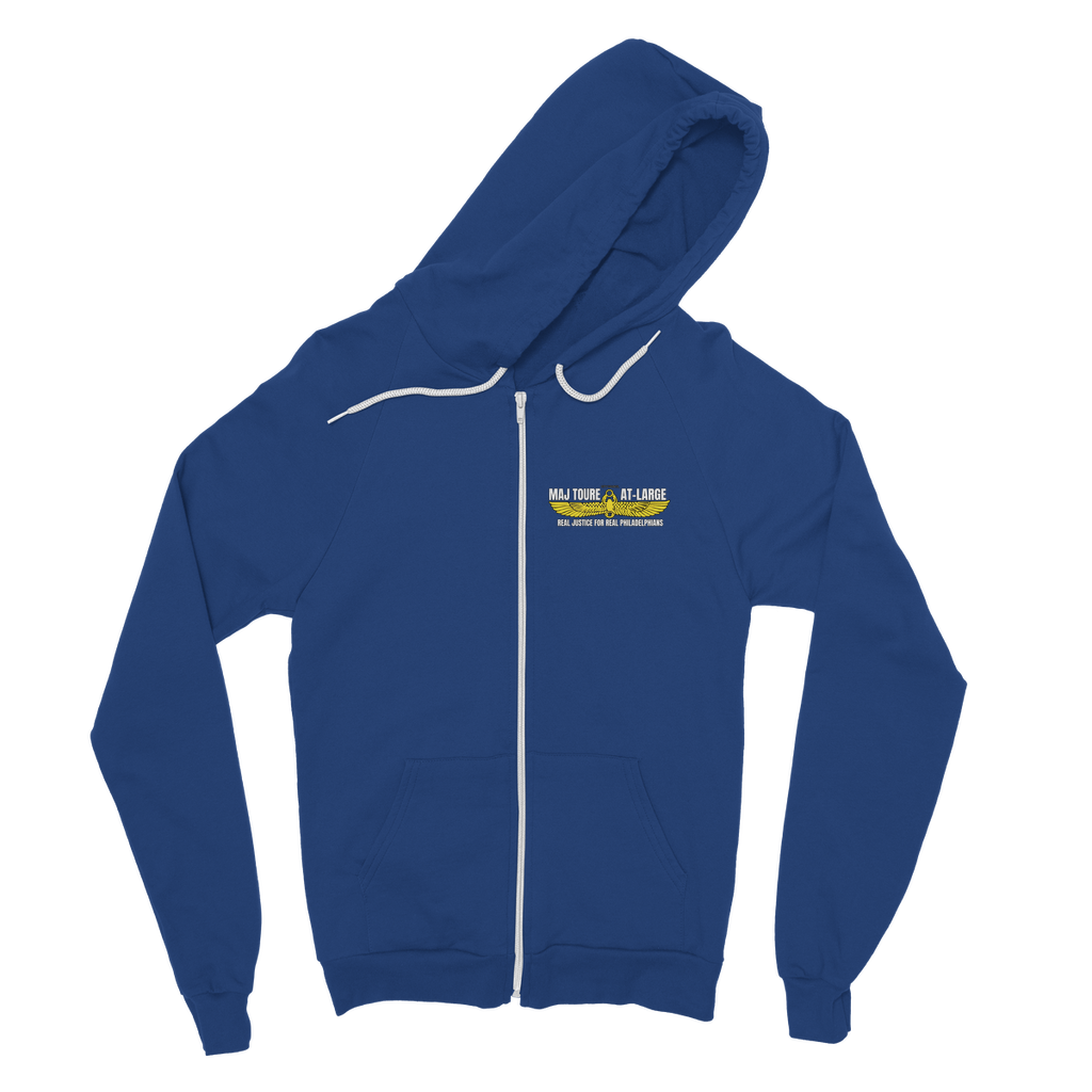 Maj Toure At-Large Classic Adult Zip Hoodie