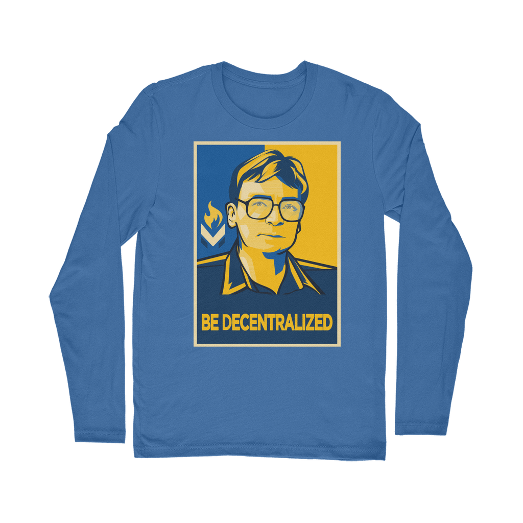 Hoppe - Be Decentralized Classic Long Sleeve T-Shirt