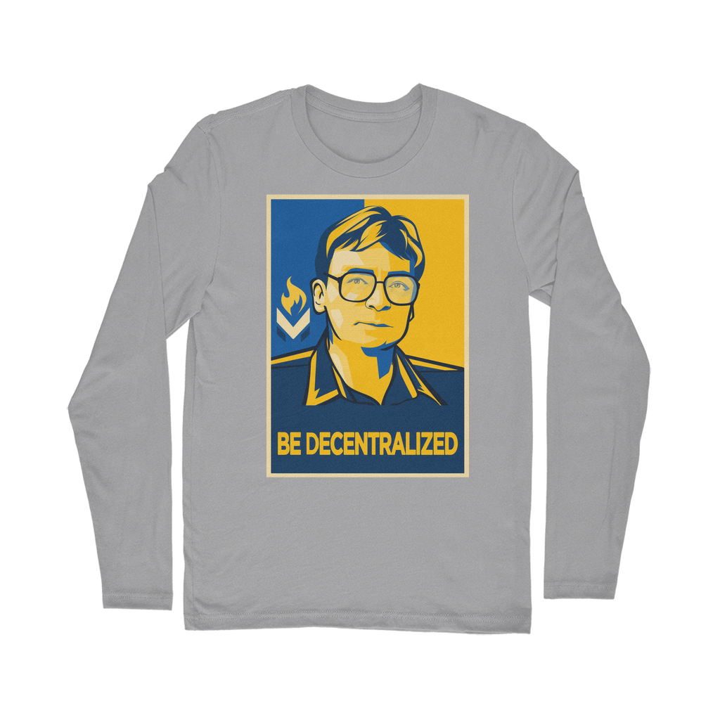 Hoppe - Be Decentralized Classic Long Sleeve T-Shirt