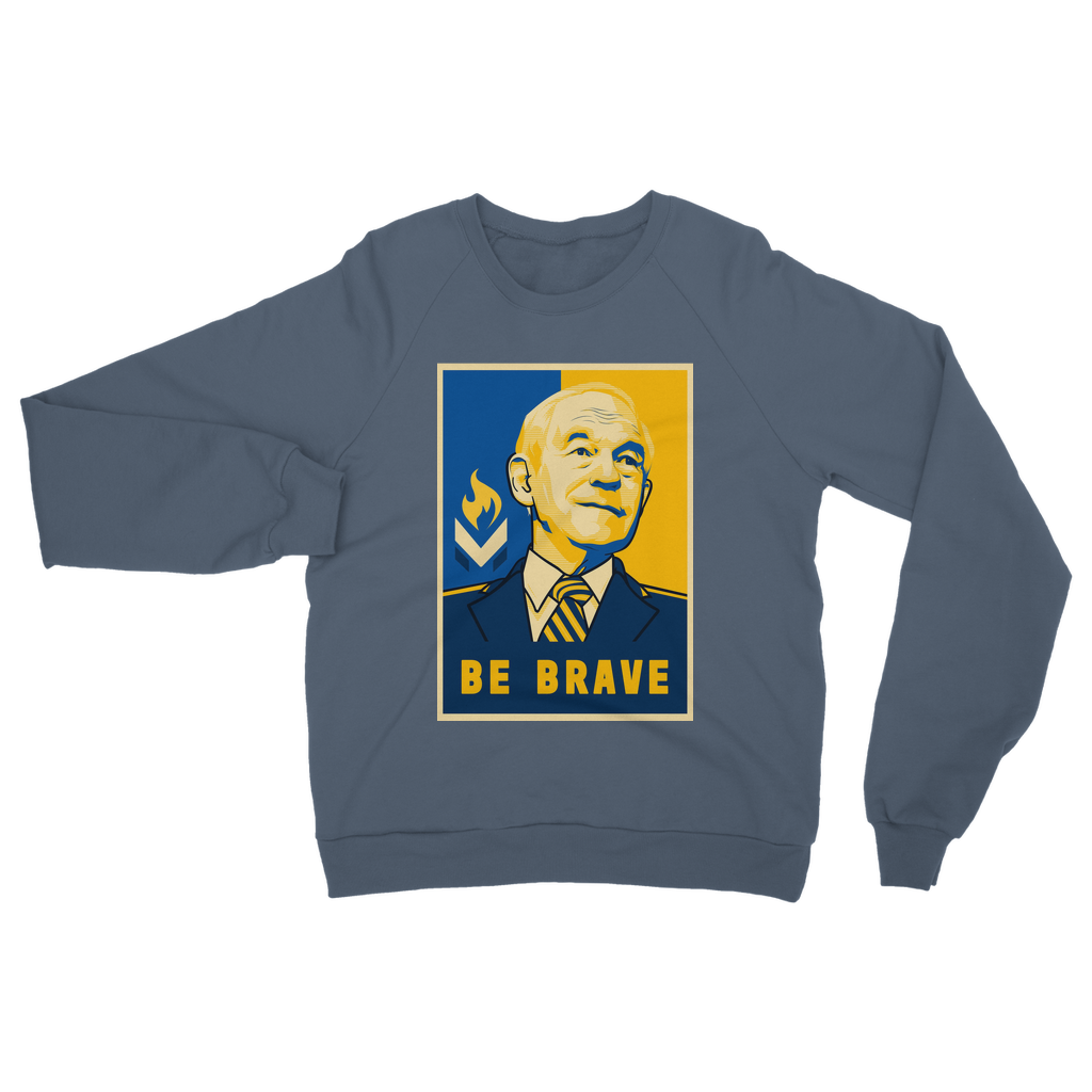 Ron Paul Be Brave Logo Classic Adult Sweatshirt