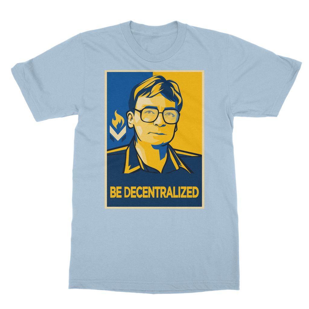 Hoppe - Be Decentralized Classic Adult T-Shirt