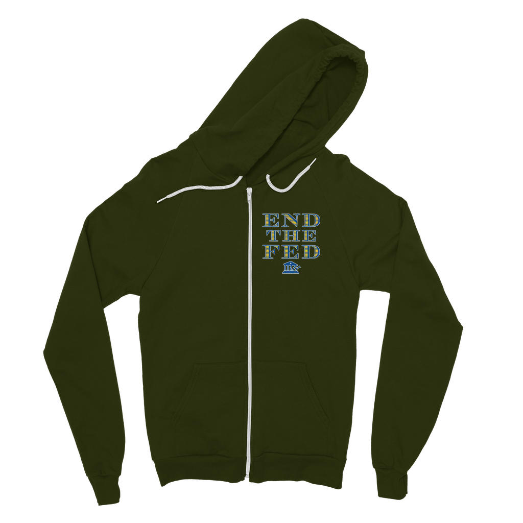 End The Fed Classic Adult Zip Hoodie
