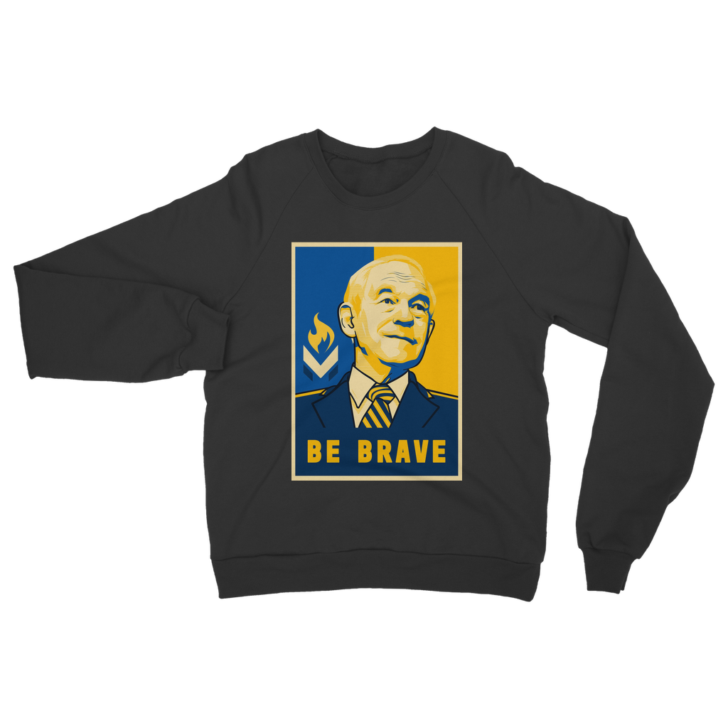 Ron Paul Be Brave Logo Classic Adult Sweatshirt