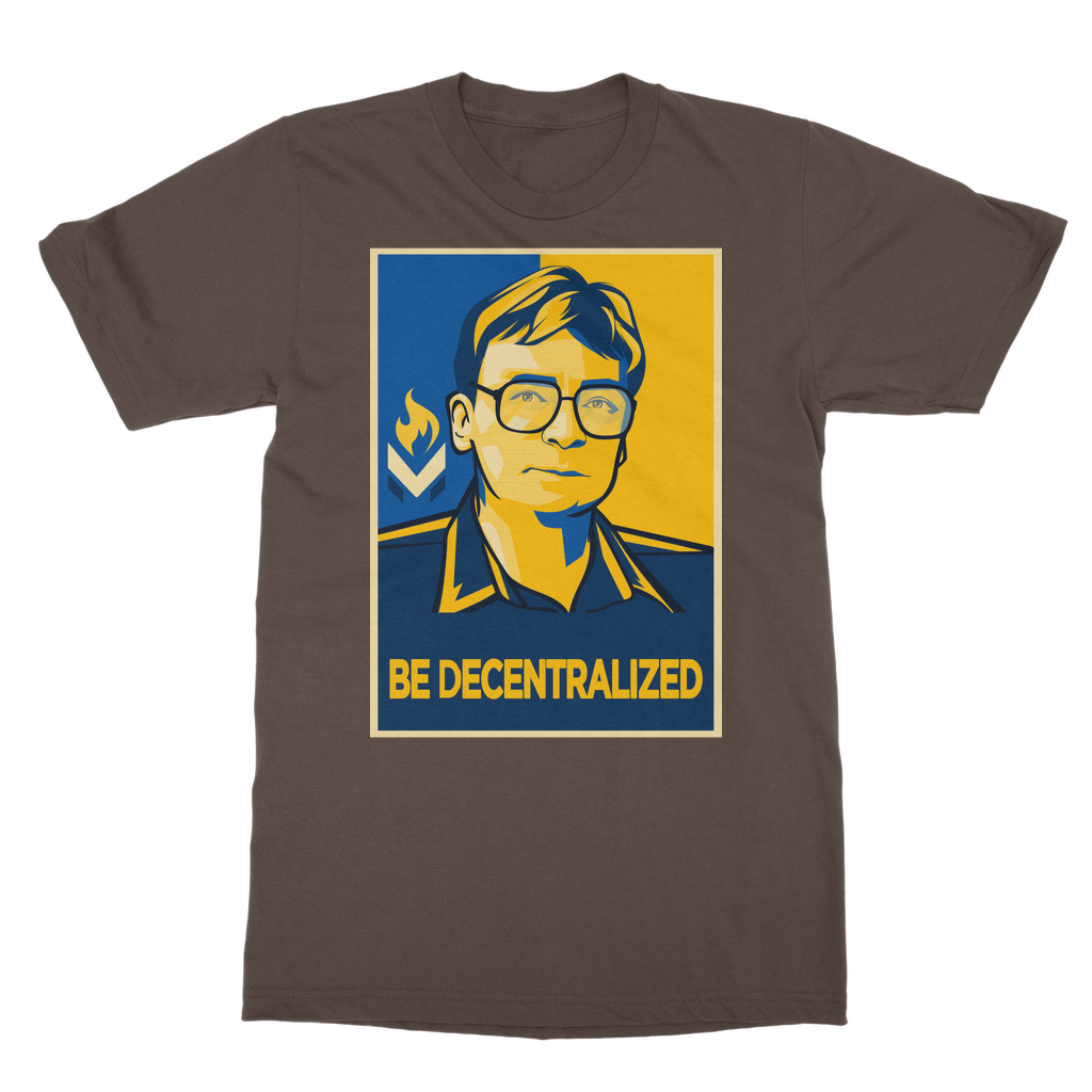 Hoppe - Be Decentralized Classic Adult T-Shirt