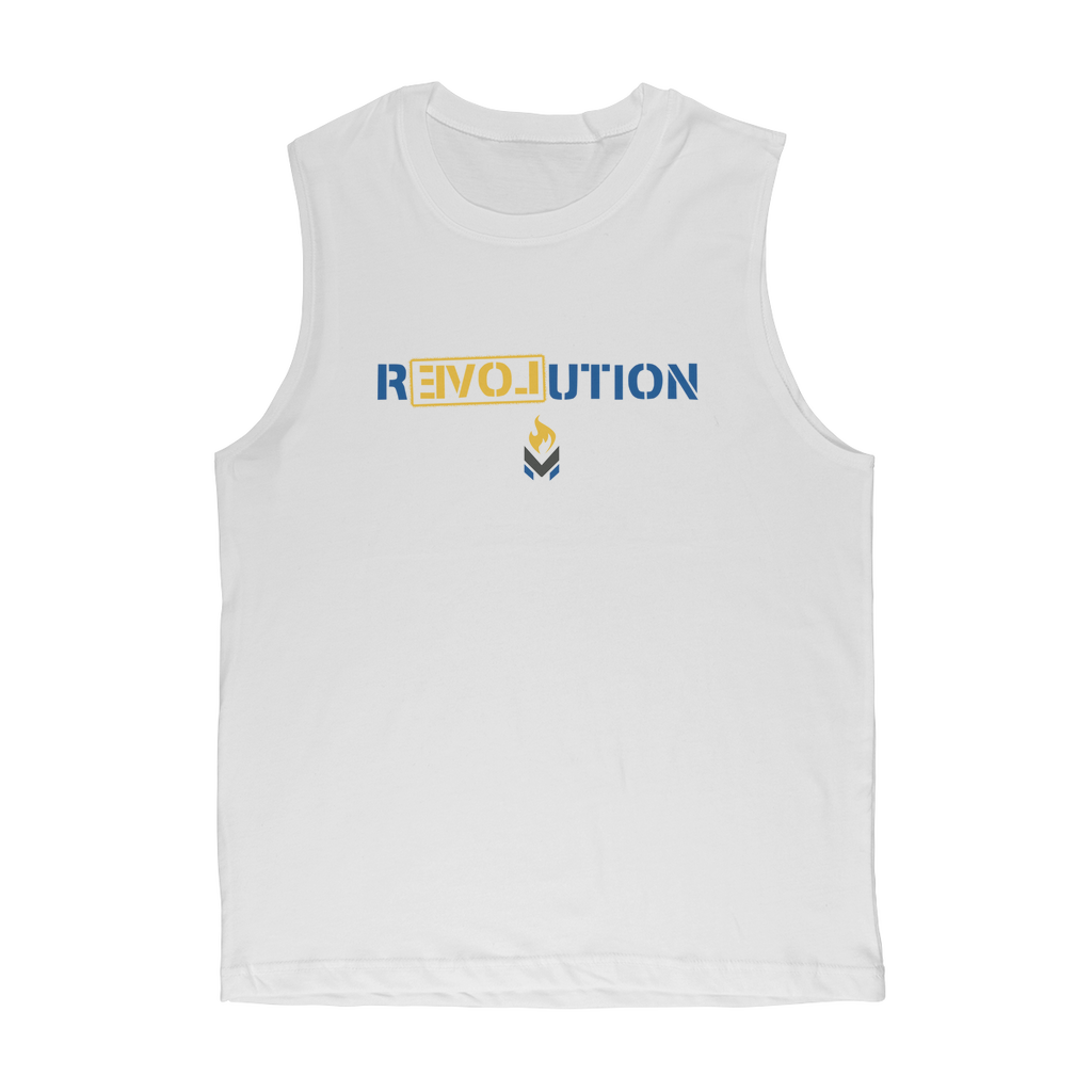 Mises Caucus ReLovution Blue Classic Adult Muscle Top