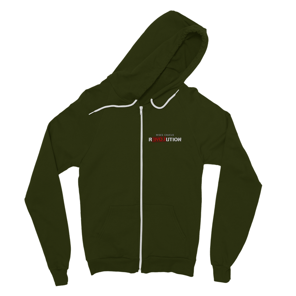 Mises Caucus ReLovution Red Classic Adult Zip Hoodie