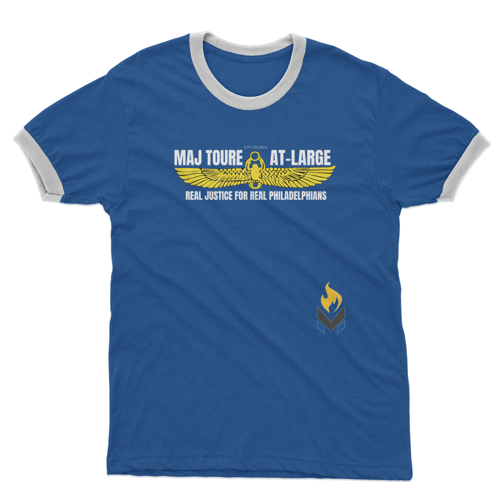 Maj Toure At-Large Adult Ringer T-Shirt
