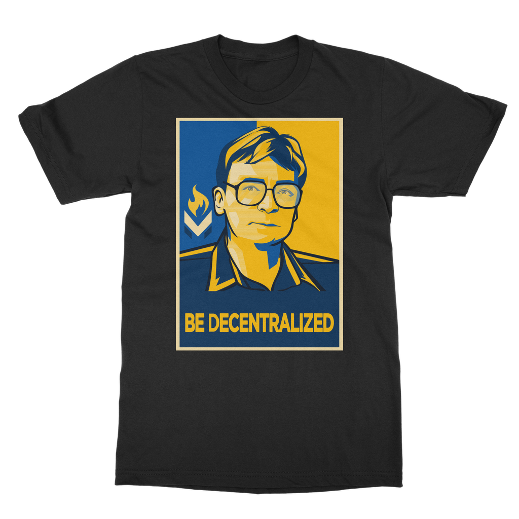 Hoppe - Be Decentralized Classic Adult T-Shirt