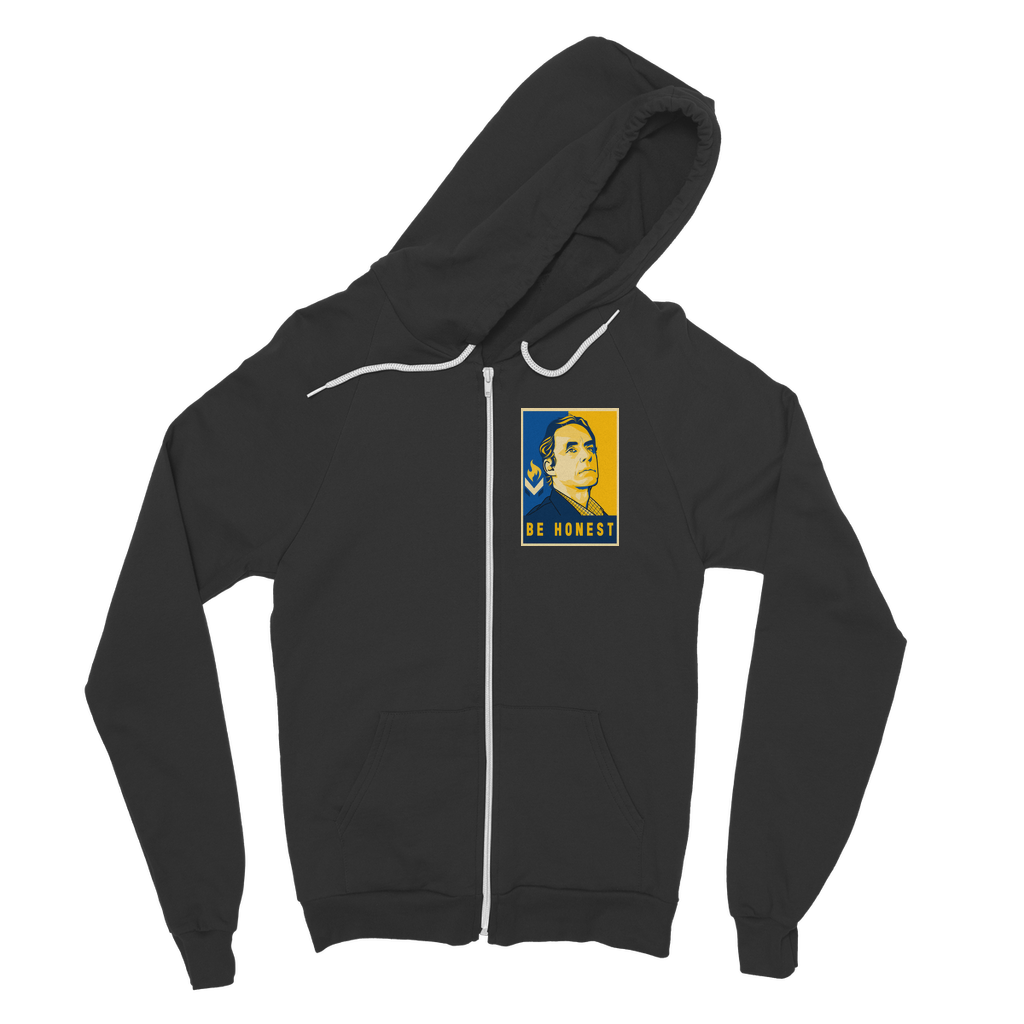 Jordan B Peterson Be Honest Classic Adult Zip Hoodie