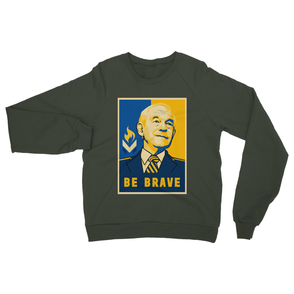 Ron Paul Be Brave Logo Classic Adult Sweatshirt