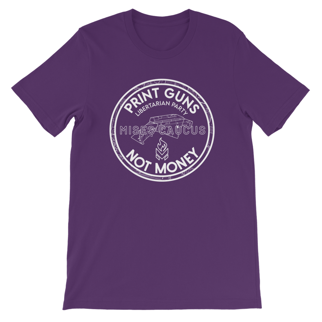 Print Guns Not Money B&W Classic Kids T-Shirt