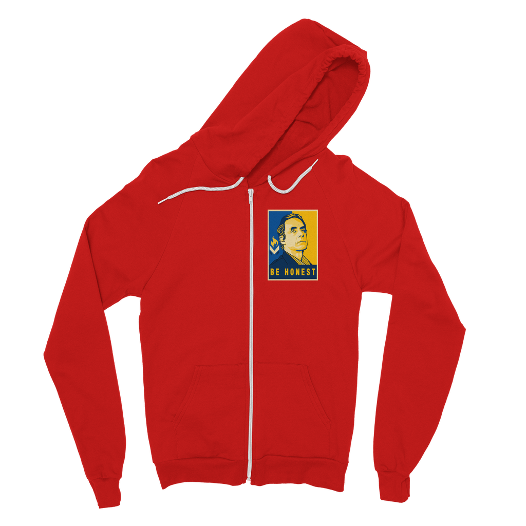 Jordan B Peterson Be Honest Classic Adult Zip Hoodie