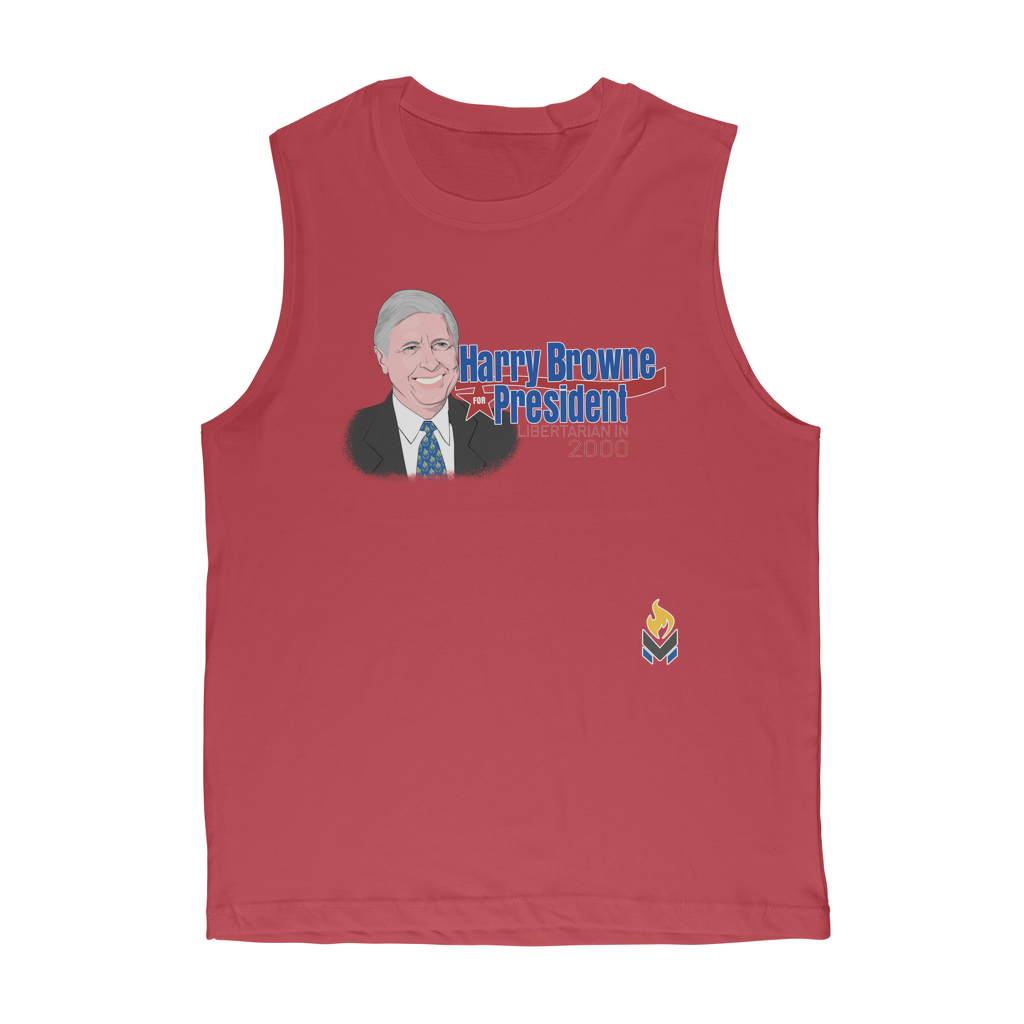 Harry Browne for President Classic Adult Muscle Top