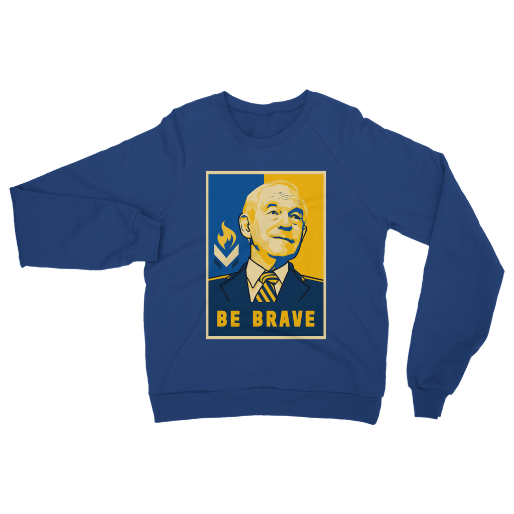 Ron Paul Be Brave Logo Classic Adult Sweatshirt