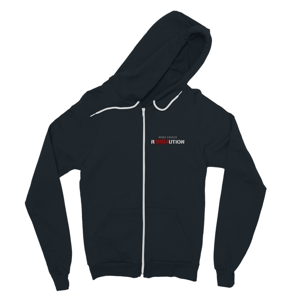 Mises Caucus ReLovution Red Classic Adult Zip Hoodie