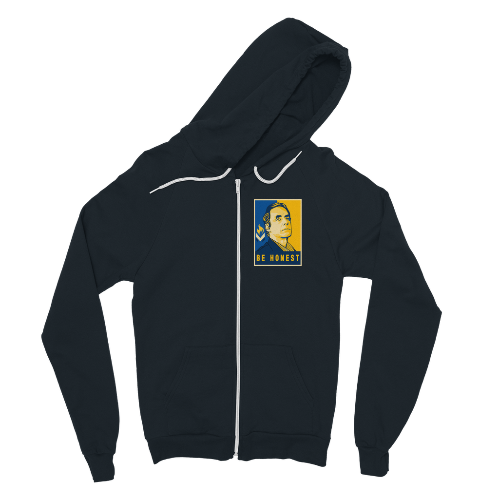 Jordan B Peterson Be Honest Classic Adult Zip Hoodie