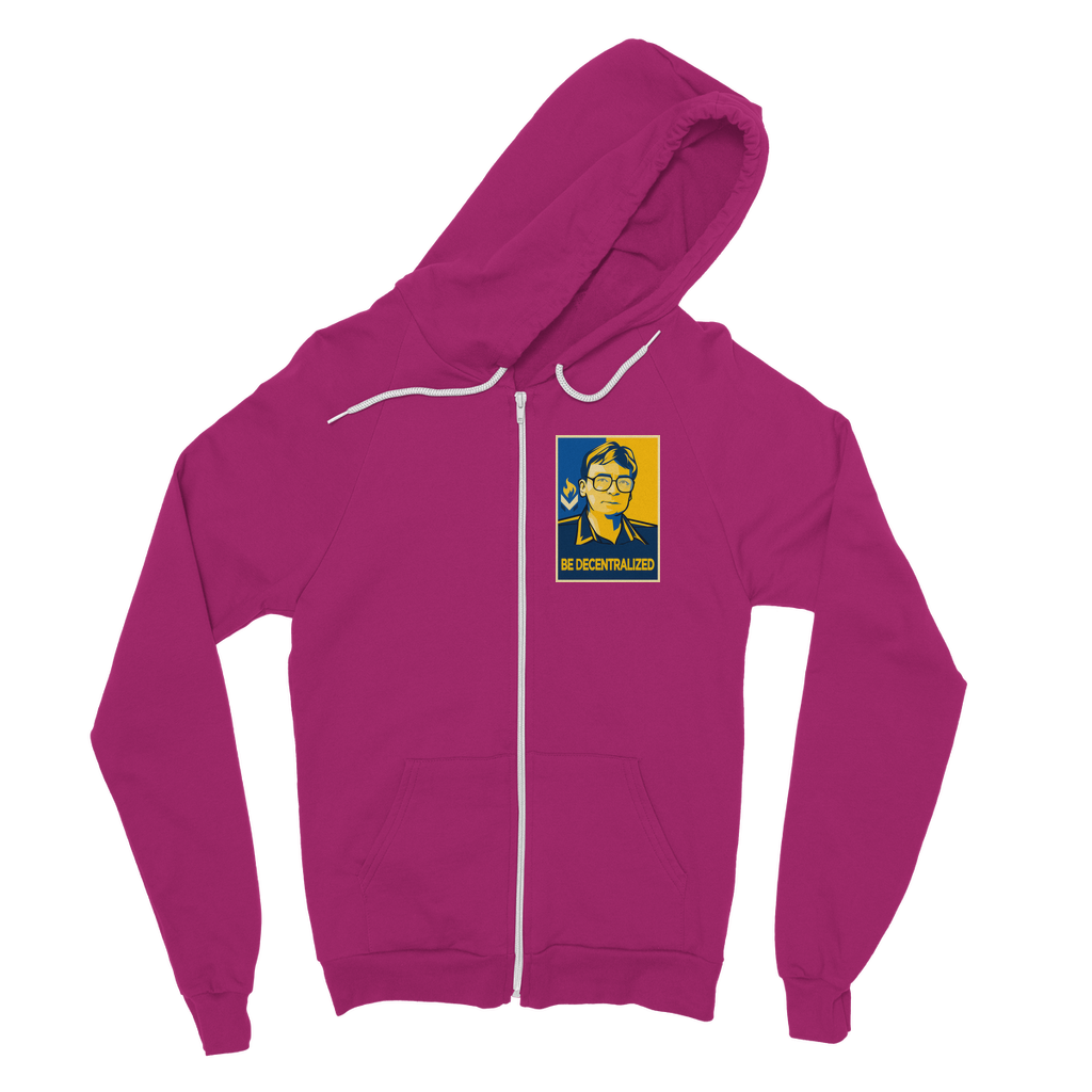 Hoppe - Be Decentralized Classic Adult Zip Hoodie