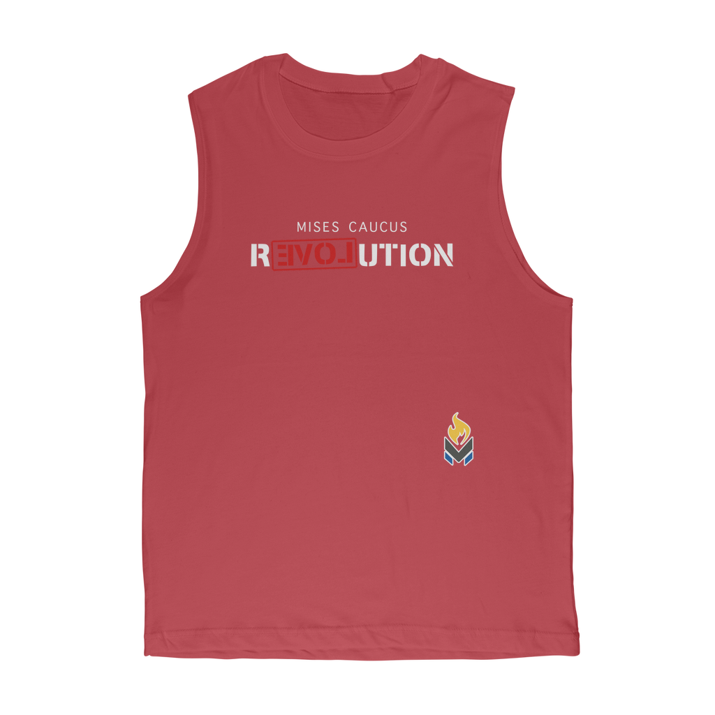 Mises Caucus ReLovution Red Classic Adult Muscle Top