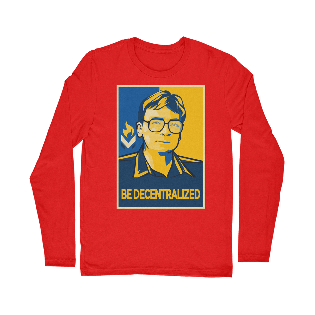 Hoppe - Be Decentralized Classic Long Sleeve T-Shirt