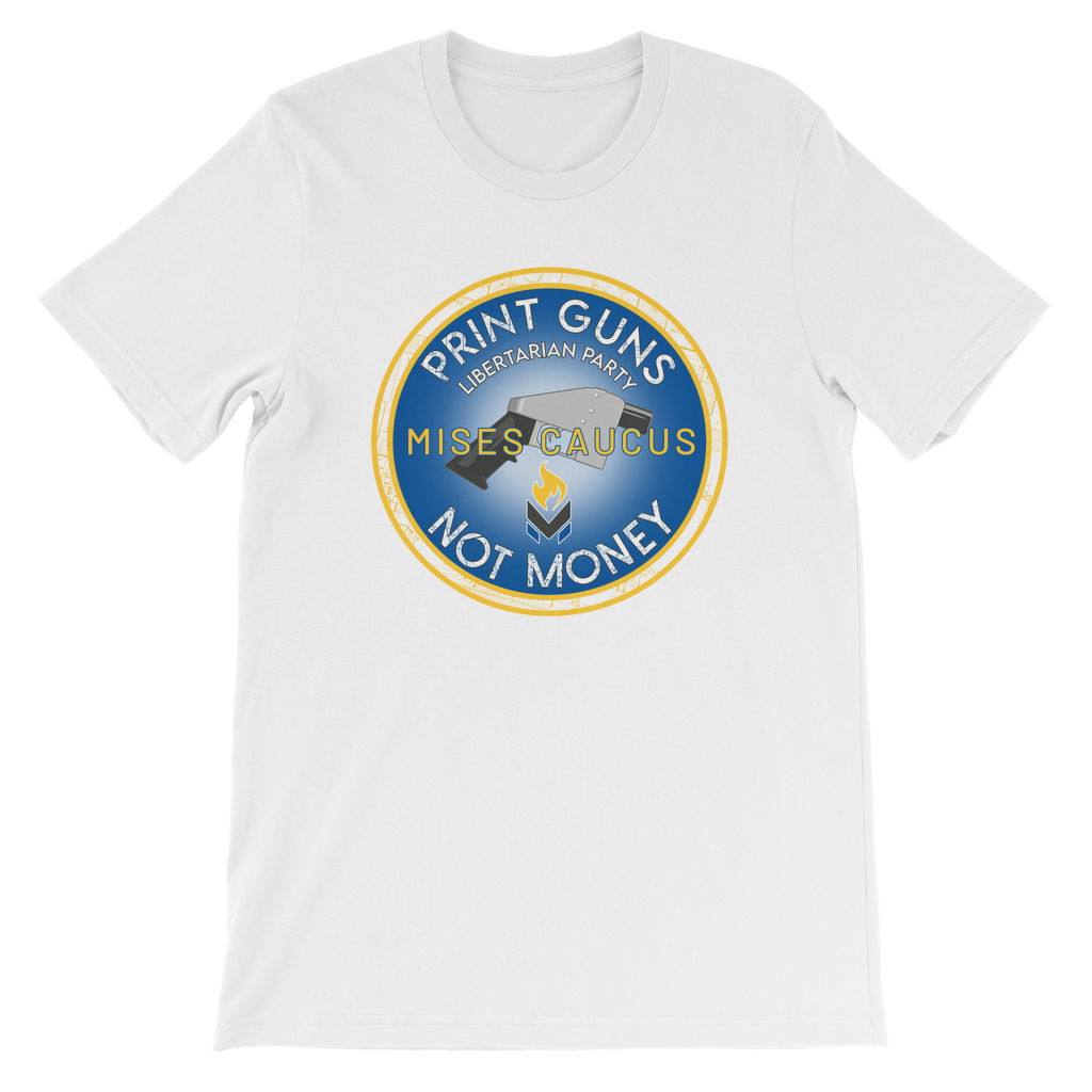 Print Guns Not Money Classic Kids T-Shirt