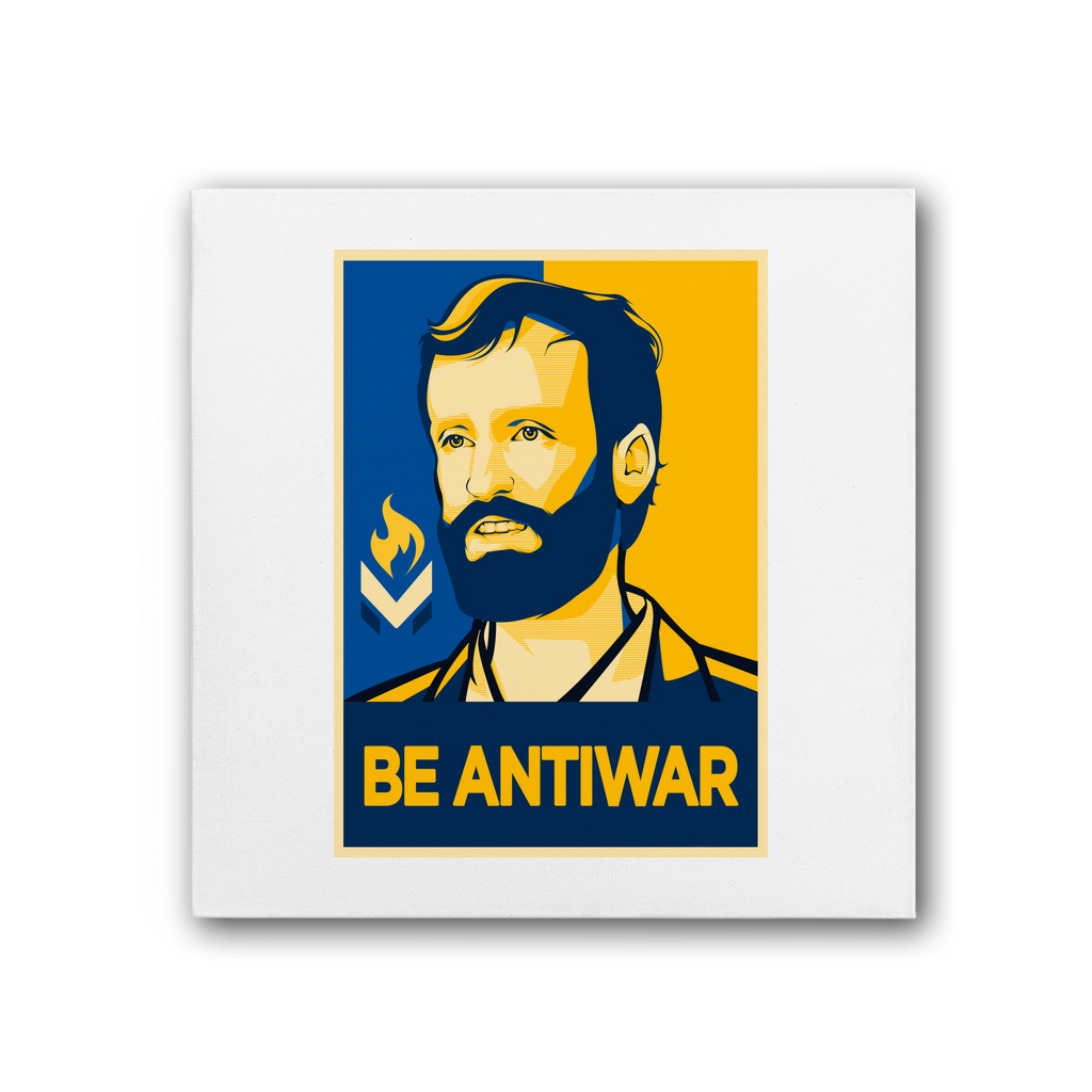 Scott Horton - Be Antiwar Premium Stretched Canvas