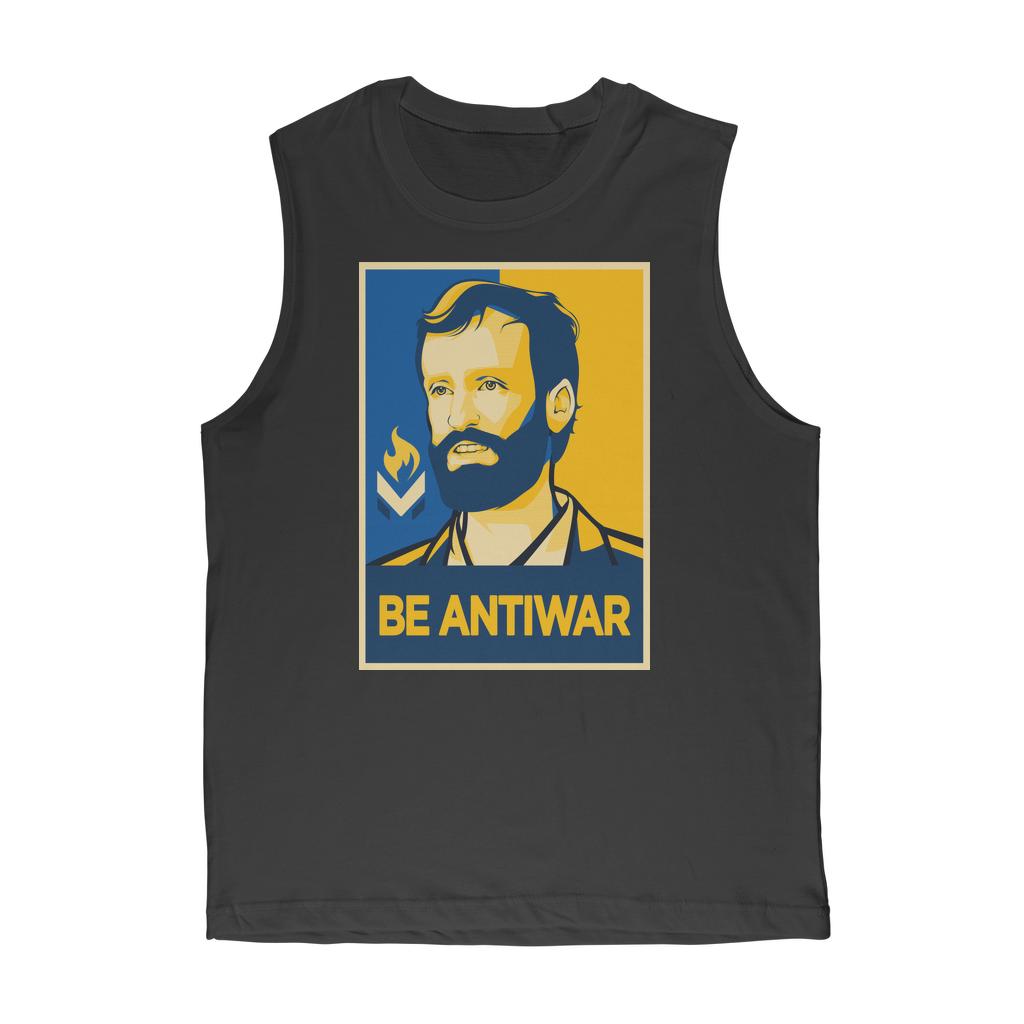 Scott Horton - Be Antiwar Classic Adult Muscle Top