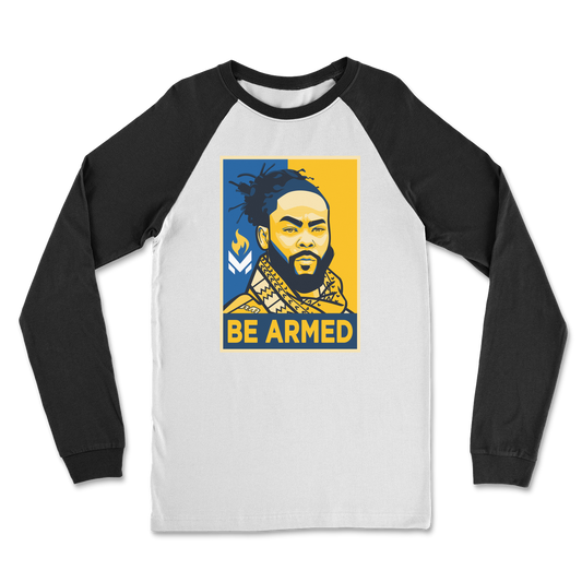 Maj Toure - Be Armed Classic Raglan Long Sleeve Shirt