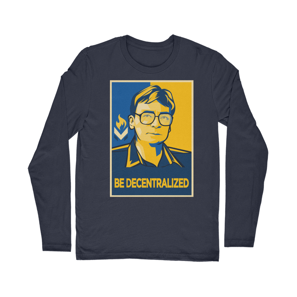 Hoppe - Be Decentralized Classic Long Sleeve T-Shirt