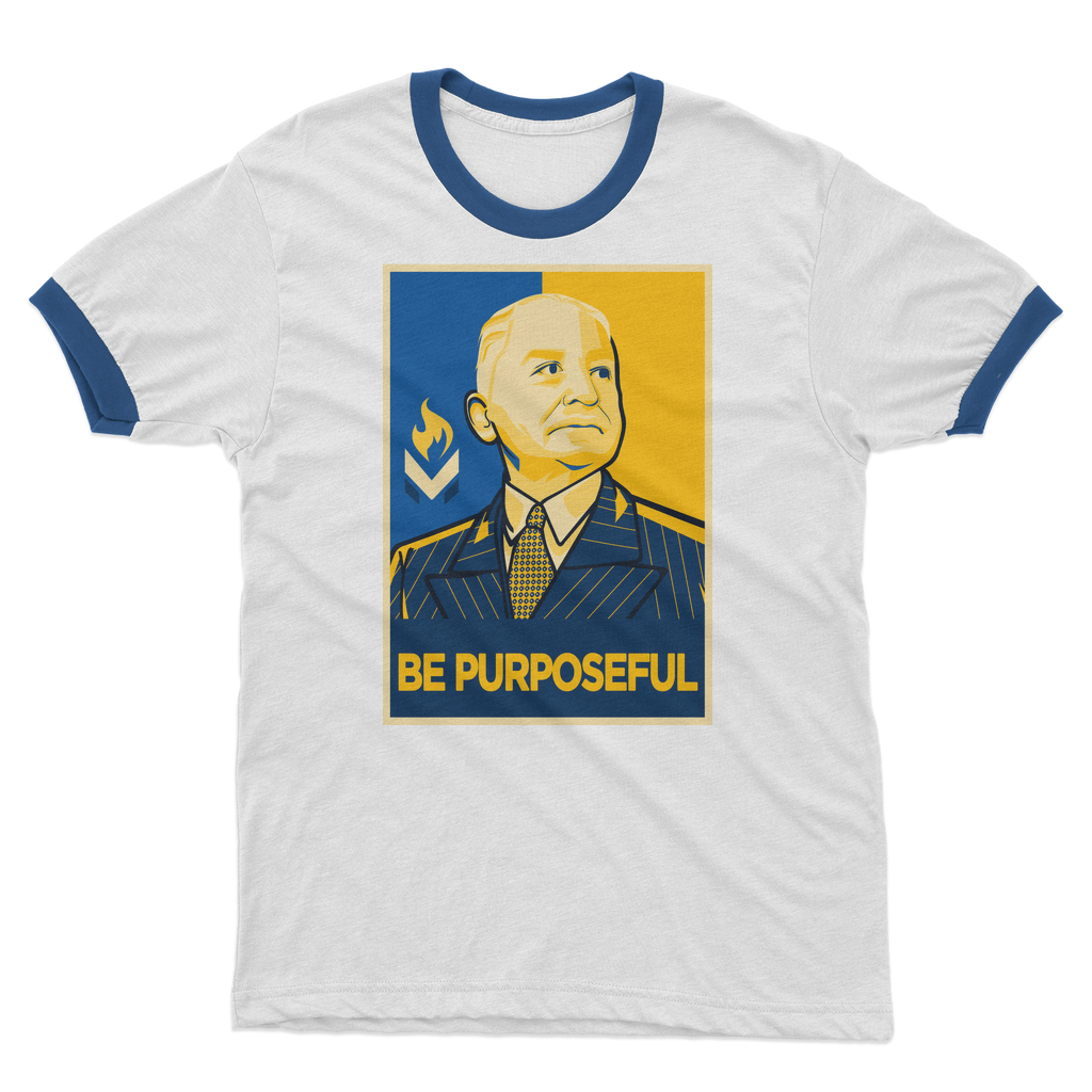 Mises Be Purposeful Adult Ringer T-Shirt