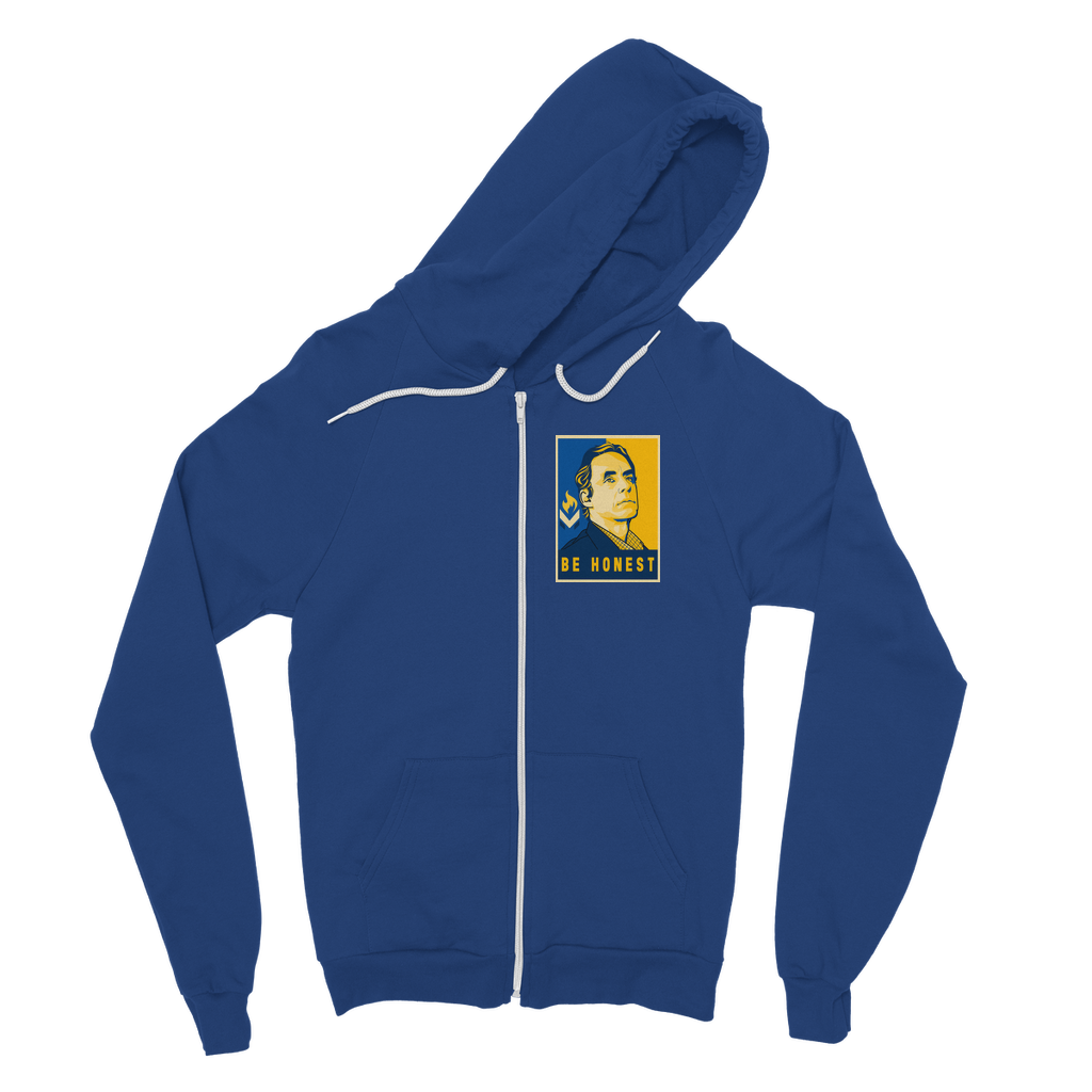 Jordan B Peterson Be Honest Classic Adult Zip Hoodie