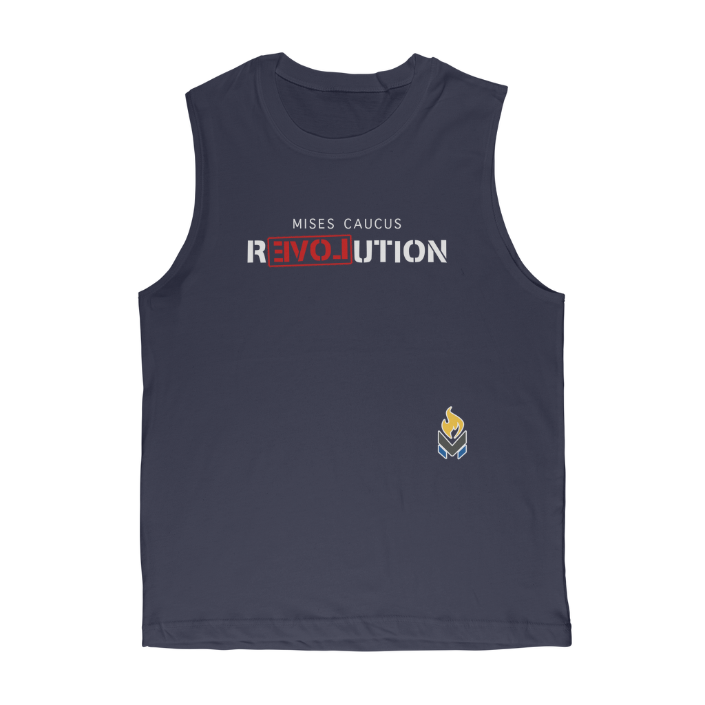 Mises Caucus ReLovution Red Classic Adult Muscle Top