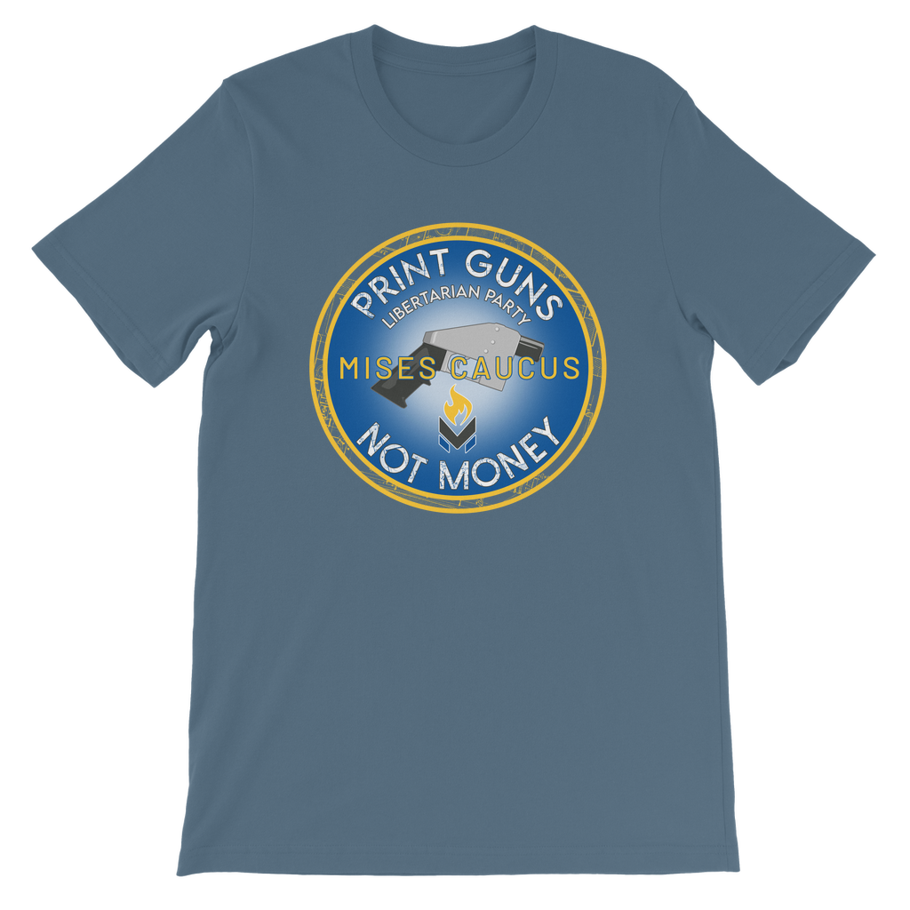 Print Guns Not Money Classic Kids T-Shirt