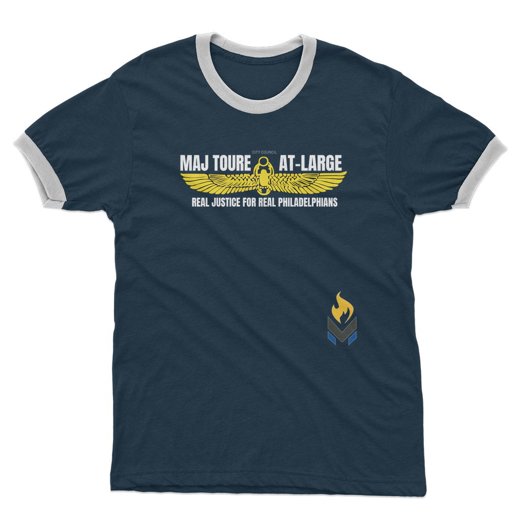Maj Toure At-Large Adult Ringer T-Shirt