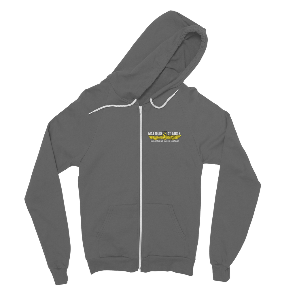 Maj Toure At-Large Classic Adult Zip Hoodie
