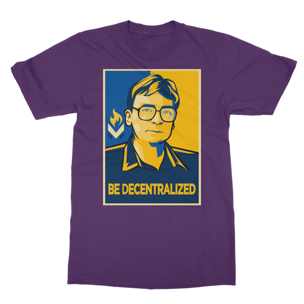 Hoppe - Be Decentralized Classic Adult T-Shirt