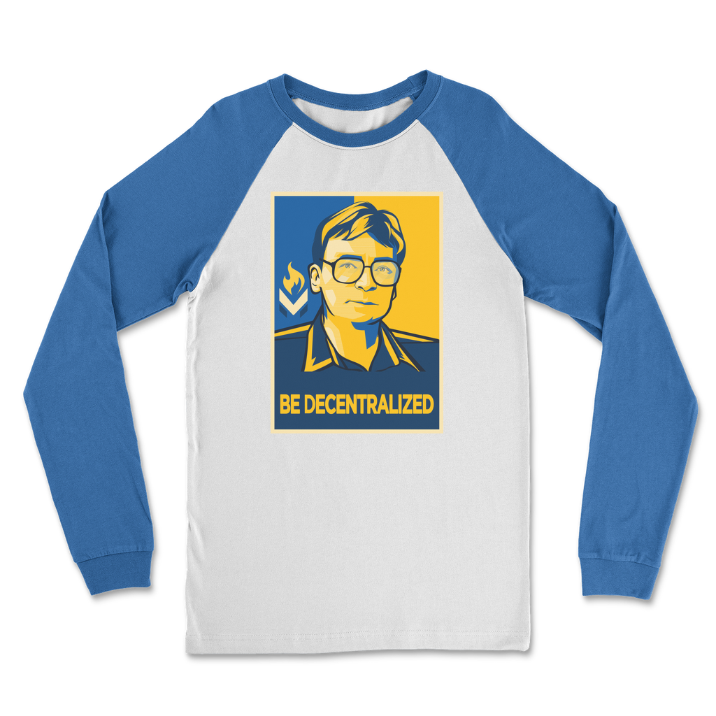 Hoppe - Be Decentralized Classic Raglan Long Sleeve Shirt