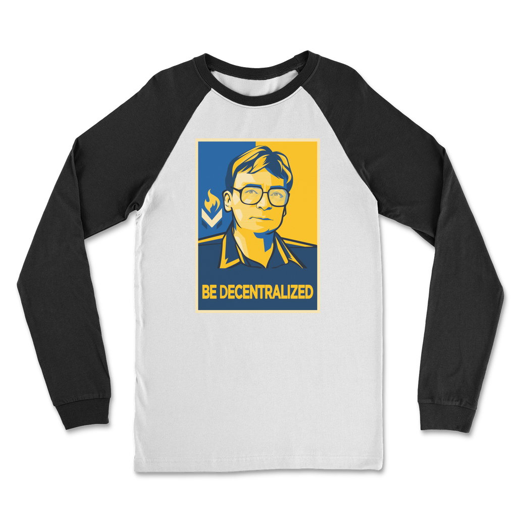 Hoppe - Be Decentralized Classic Raglan Long Sleeve Shirt