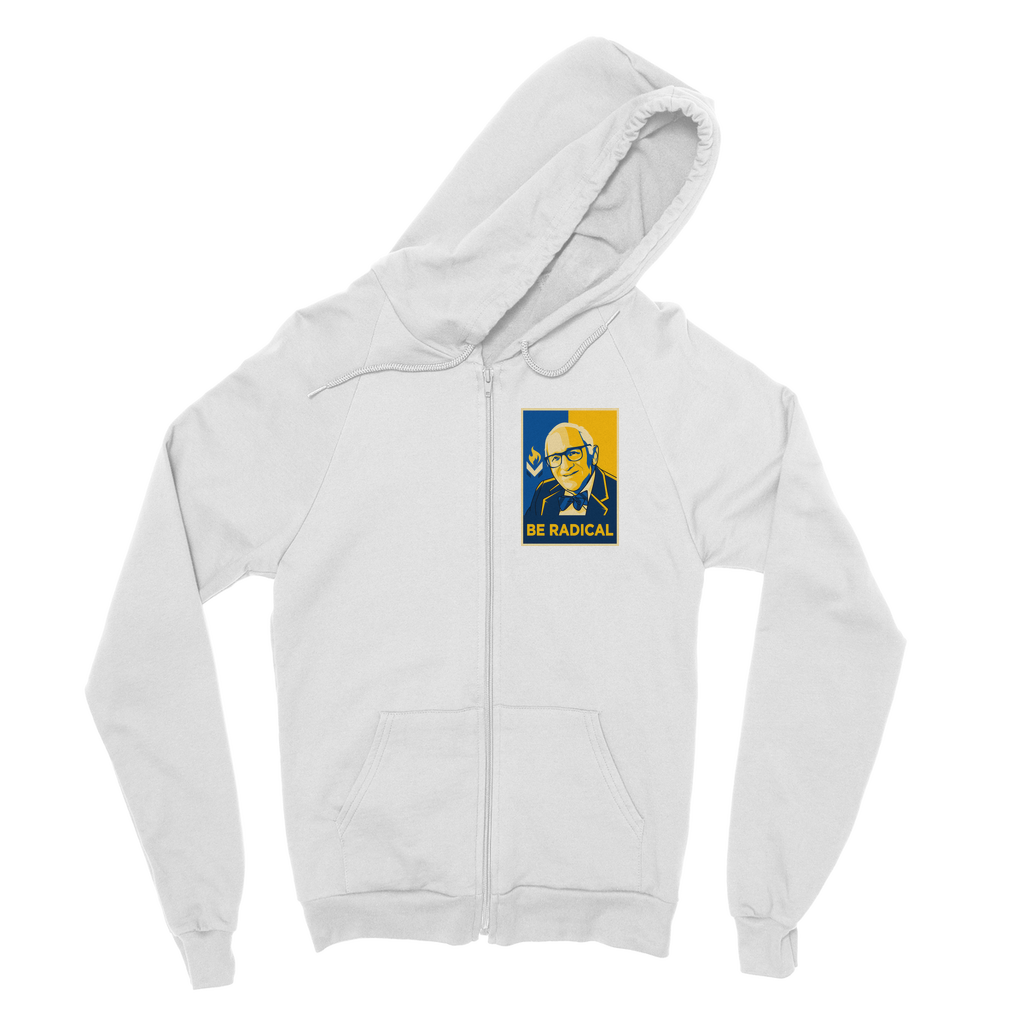 Murray Rothbard Be Radical Classic Adult Zip Hoodie