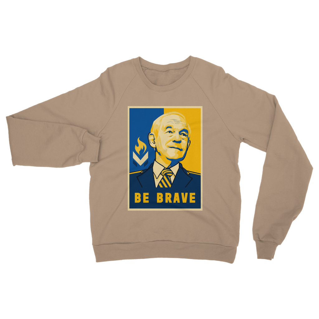 Ron Paul Be Brave Logo Classic Adult Sweatshirt