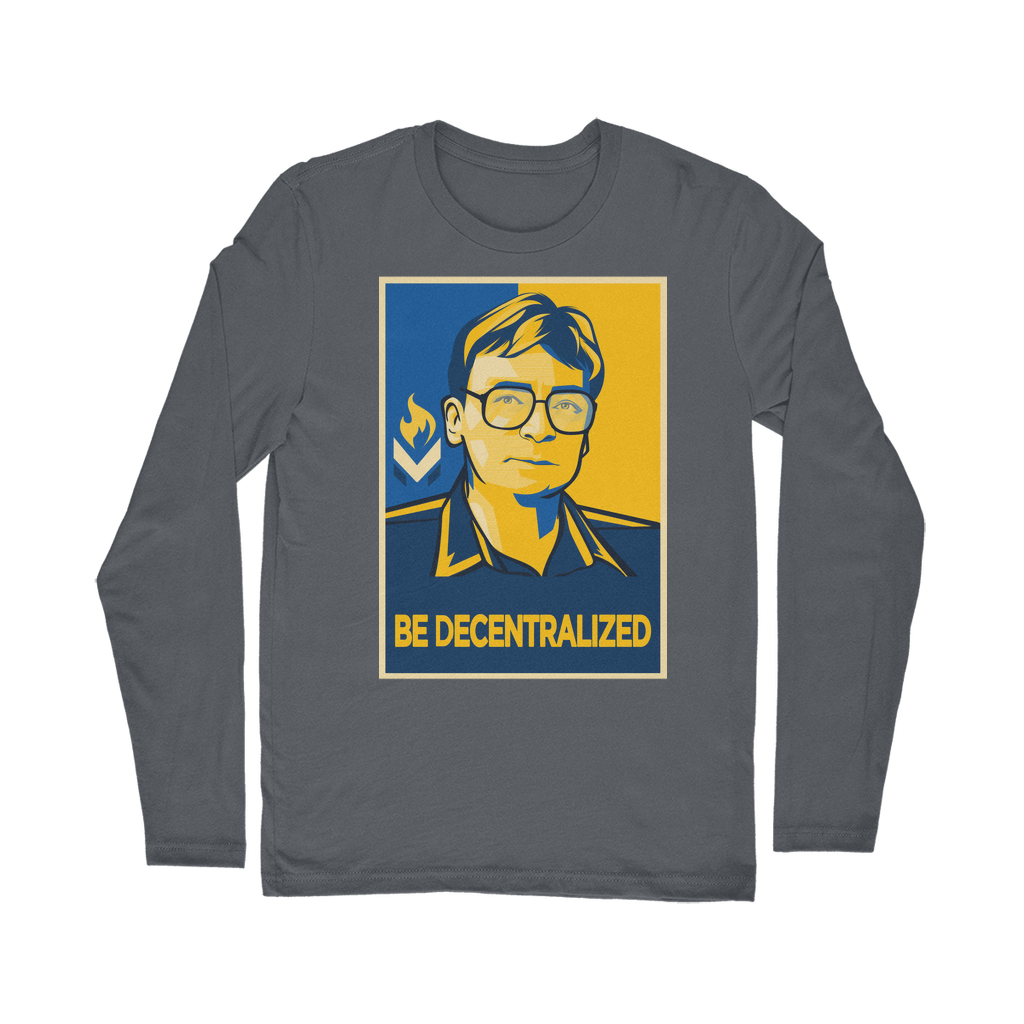 Hoppe - Be Decentralized Classic Long Sleeve T-Shirt