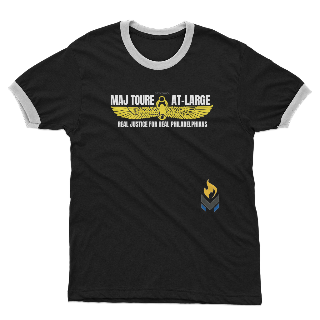Maj Toure At-Large Adult Ringer T-Shirt