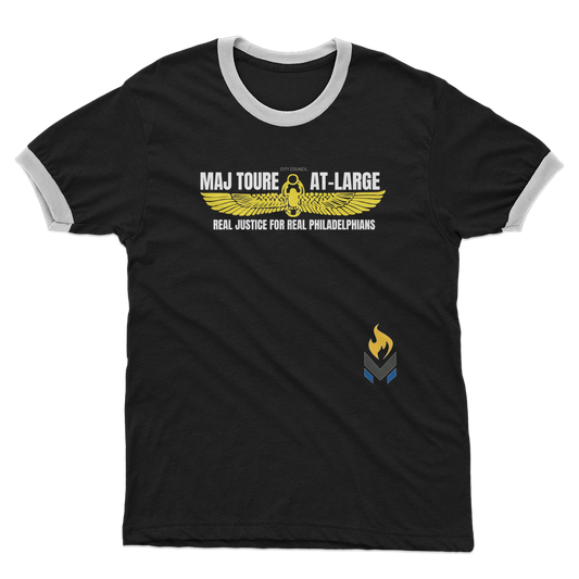 Maj Toure At-Large Adult Ringer T-Shirt