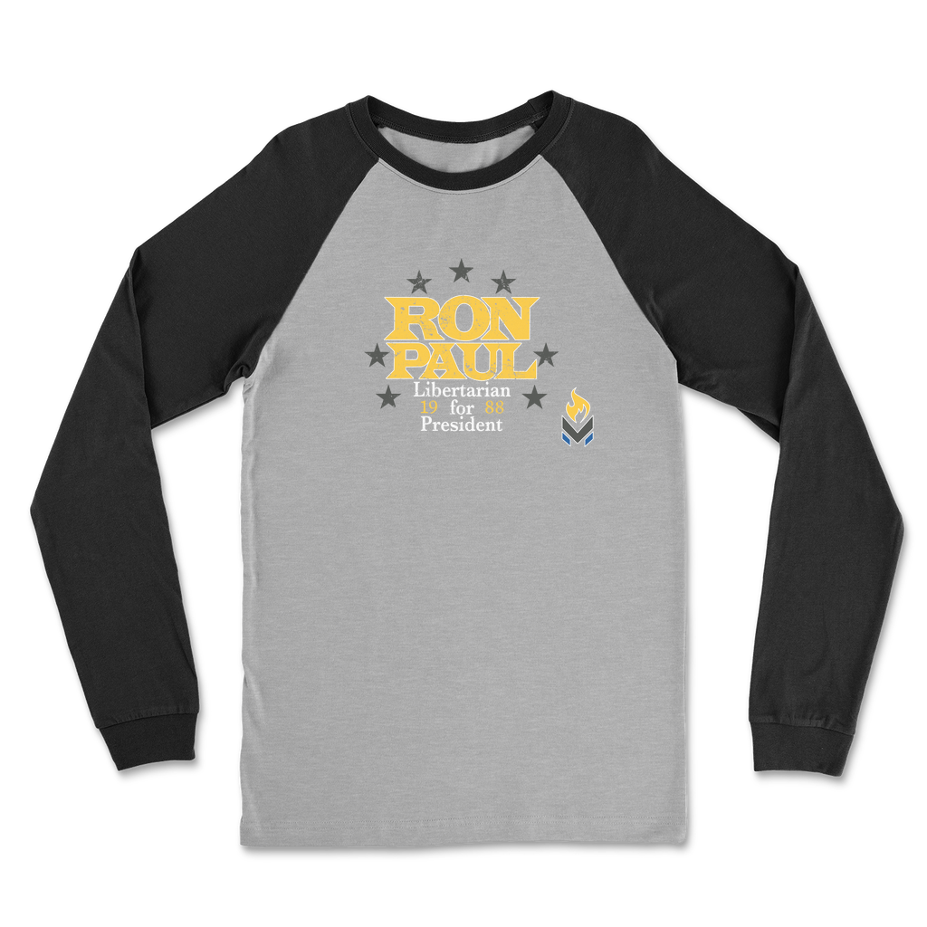 Ron Paul for President Yellow Classic Raglan Long Sleeve Shirt