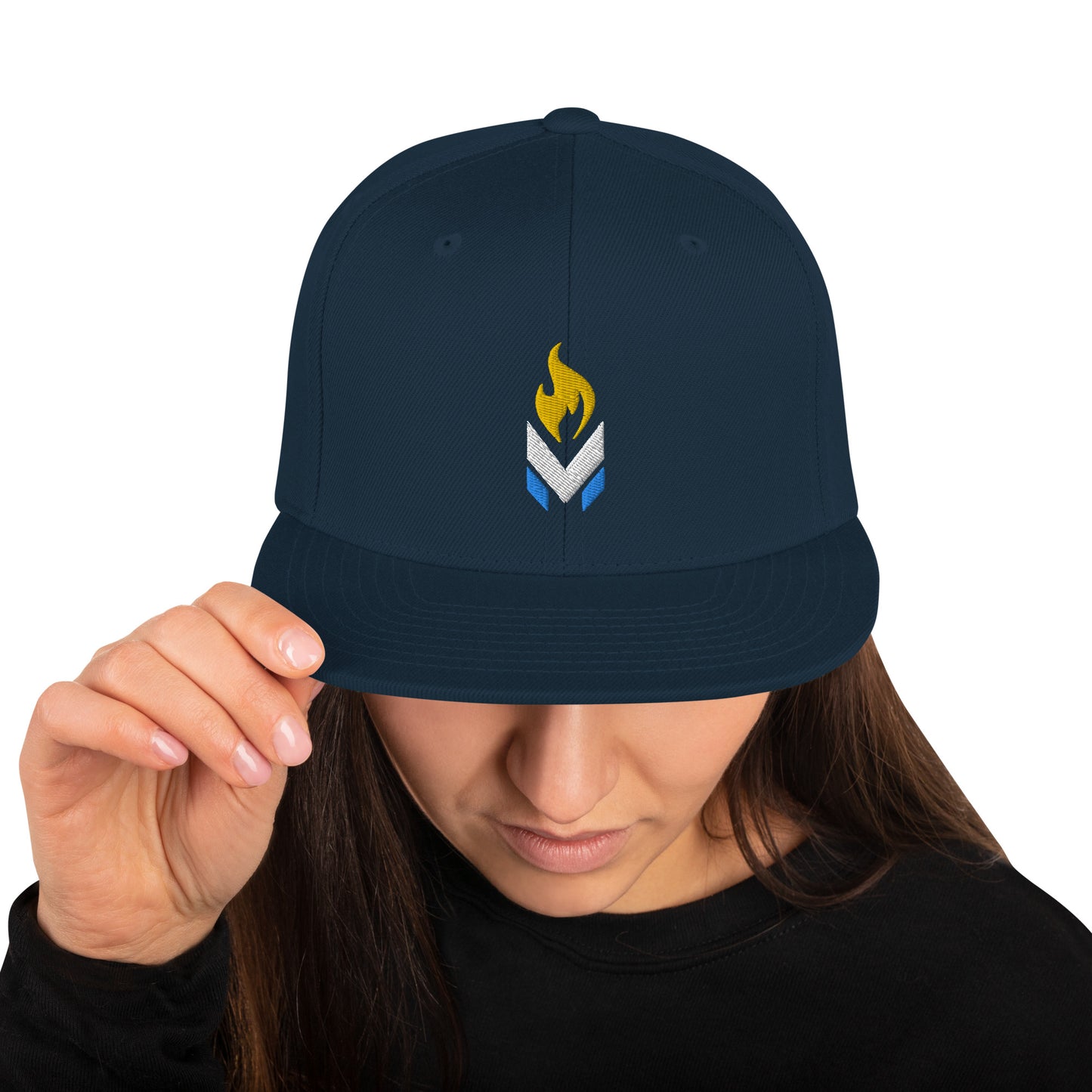 LPMC Logo - Dark Colored Snapback Hat - Unisex