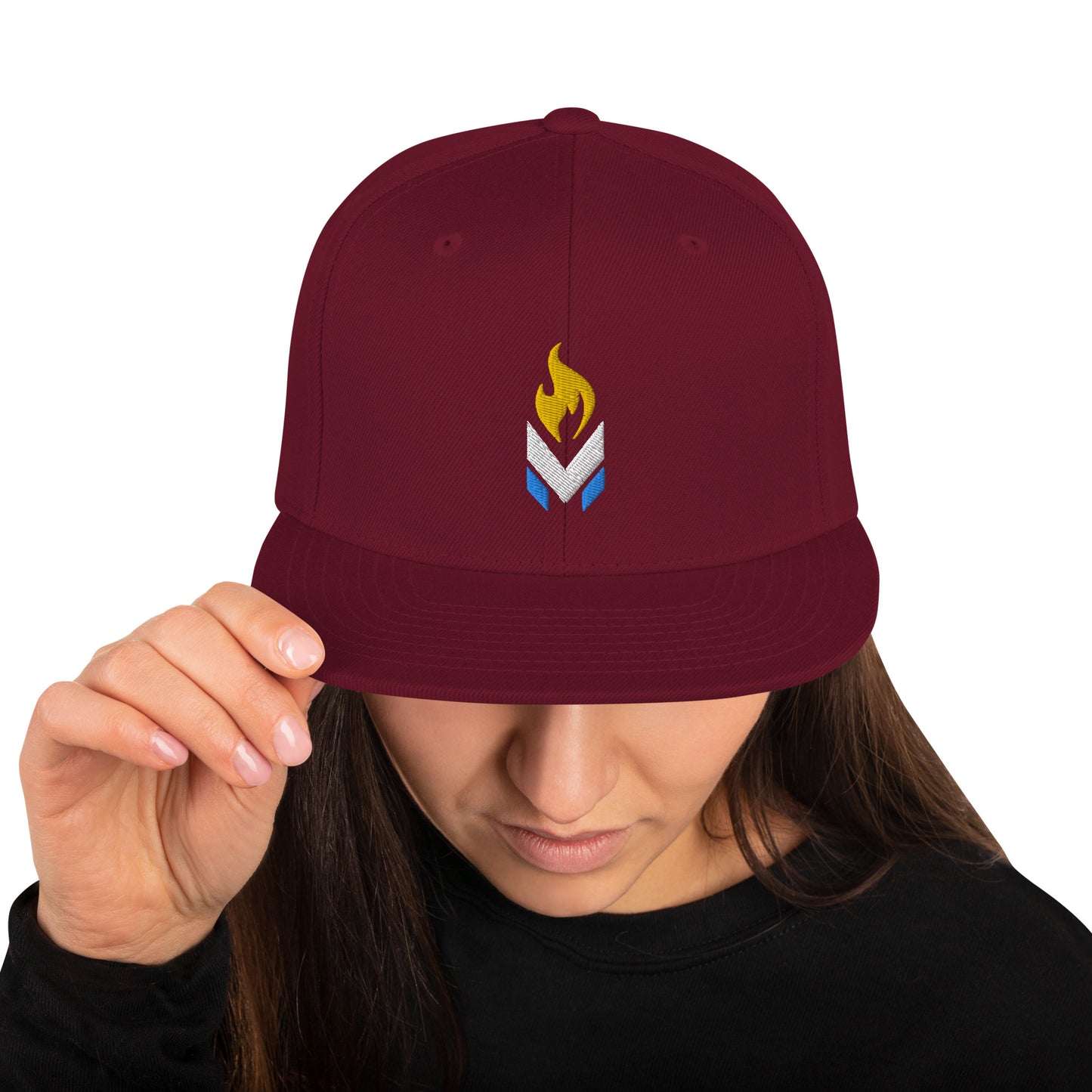 LPMC Logo - Dark Colored Snapback Hat - Unisex