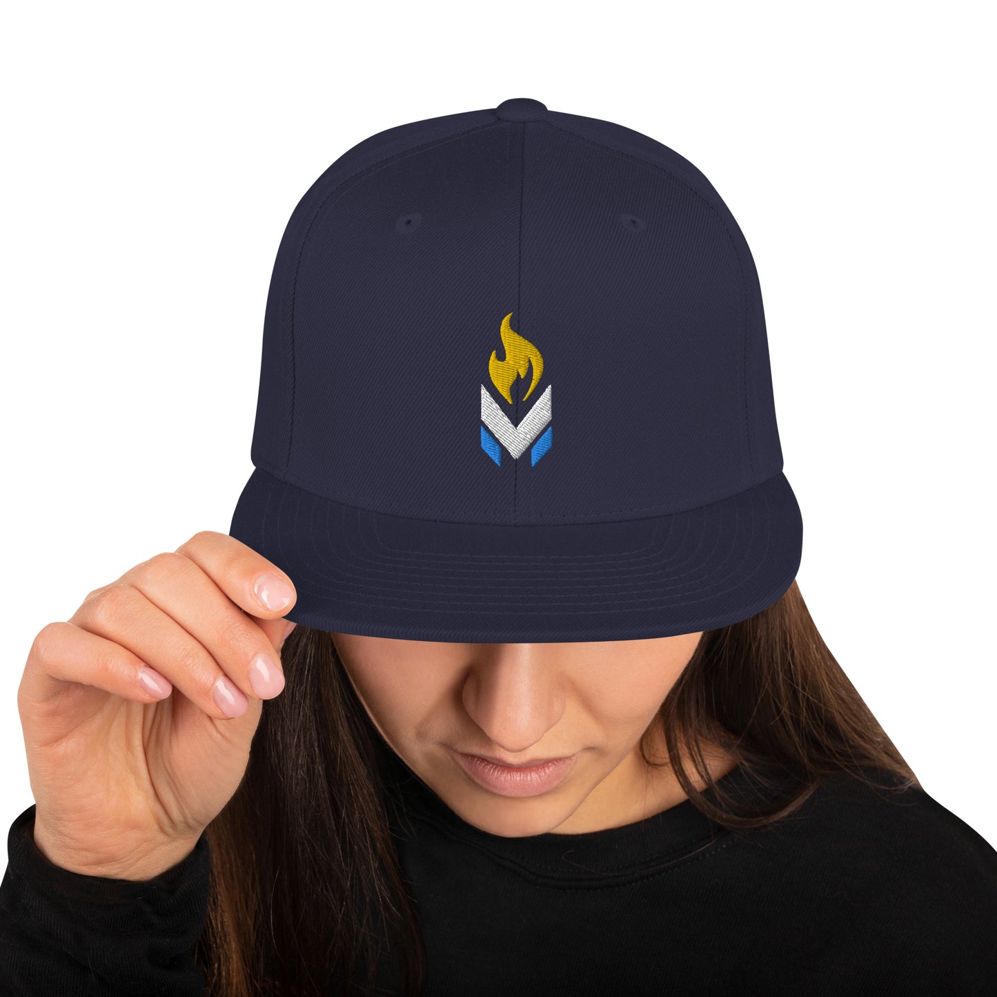 LPMC Logo - Dark Colored Snapback Hat - Unisex