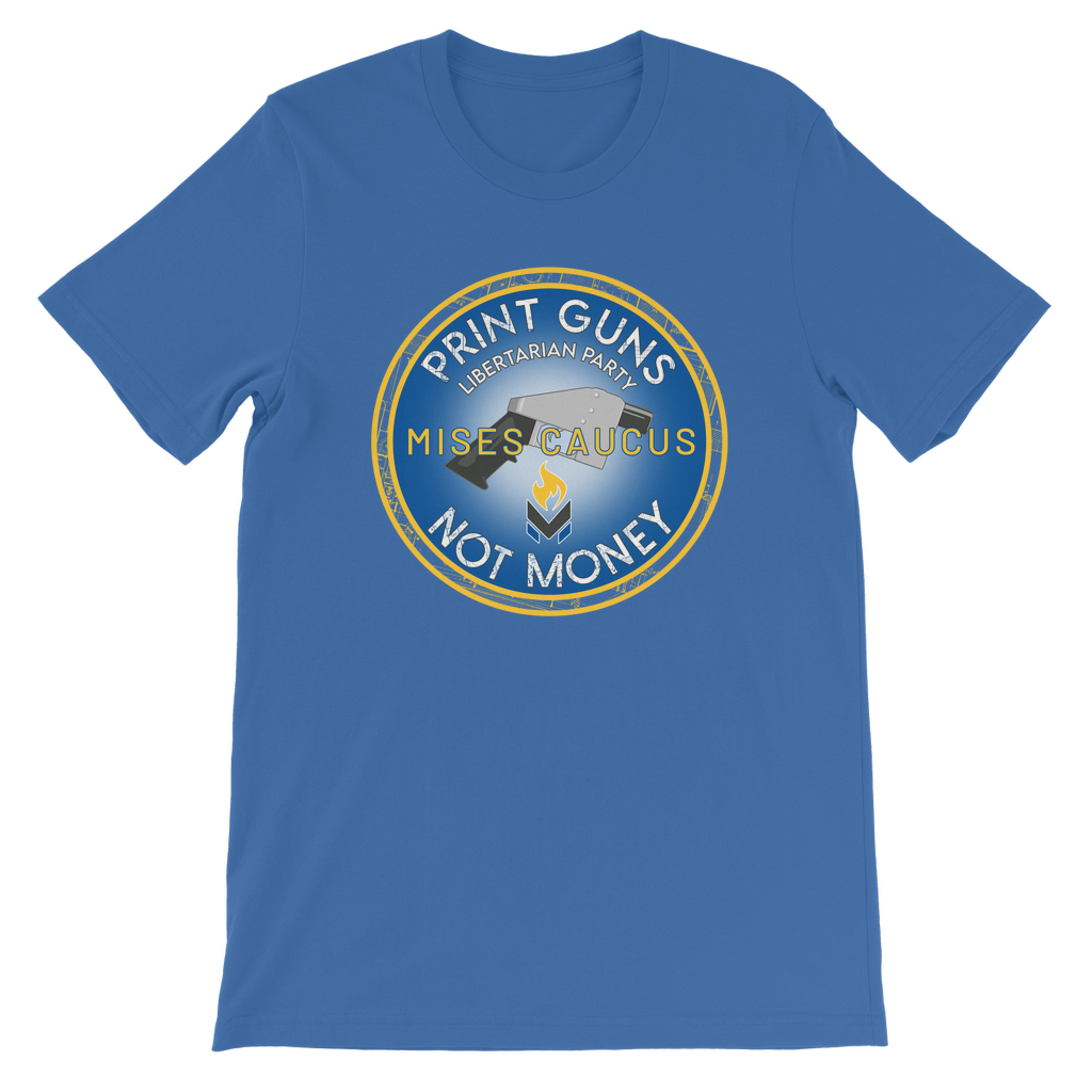 Print Guns Not Money Classic Kids T-Shirt